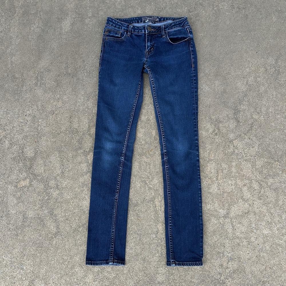 Miss Me Nicole Denim Jeans Low Rise Skinny 5 Pocket Y2K Women's Size 27 (26")